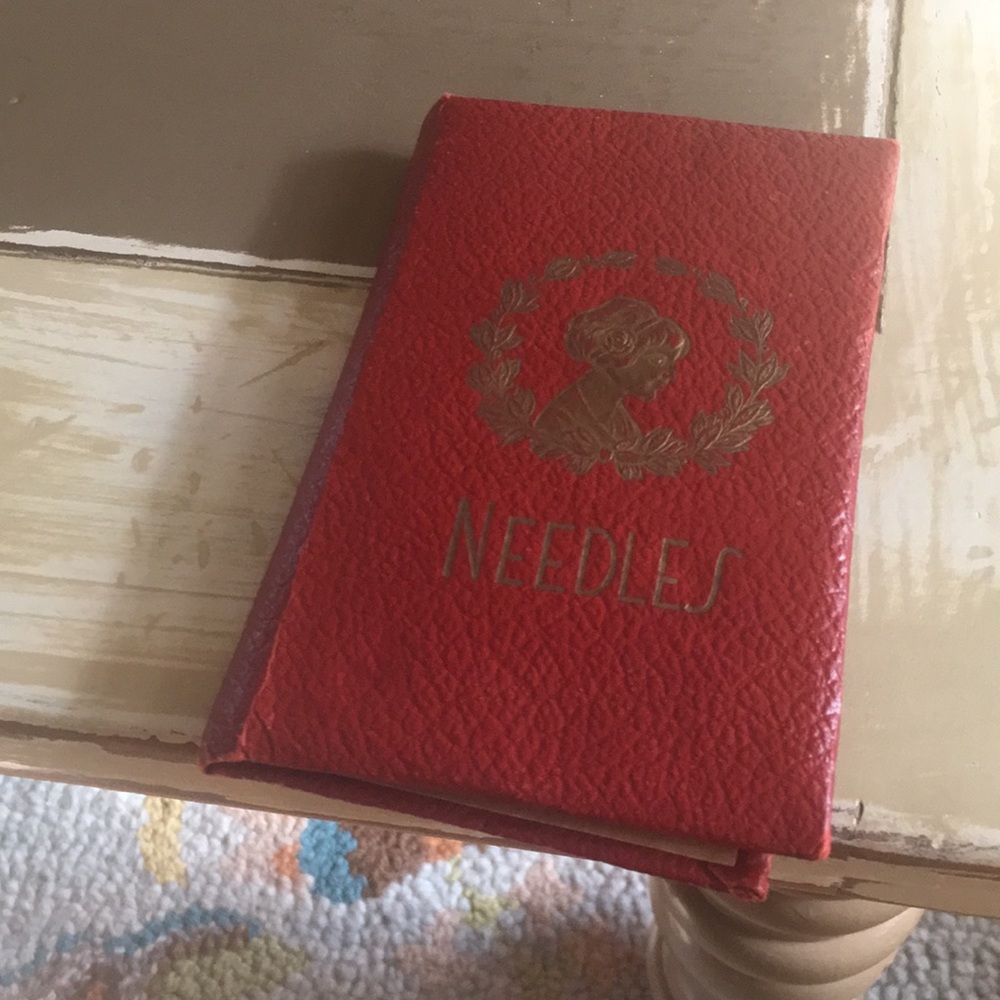 vintage needle book 1914 from Czechoslovakia